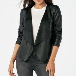 Black Faux Leather Jacket